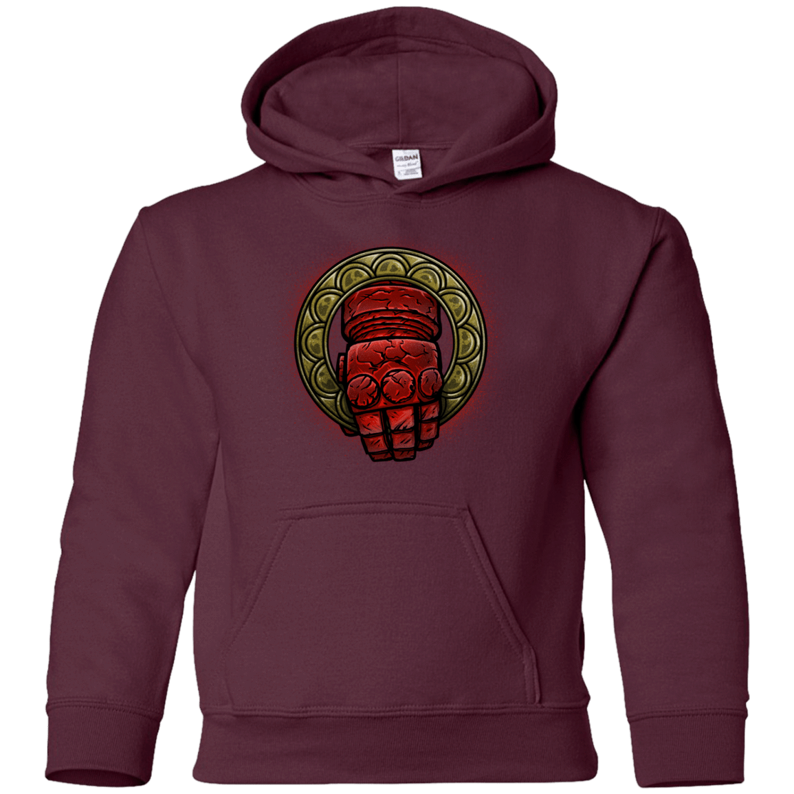 Sweatshirts Maroon / YS Doom Hand of the King Youth Hoodie