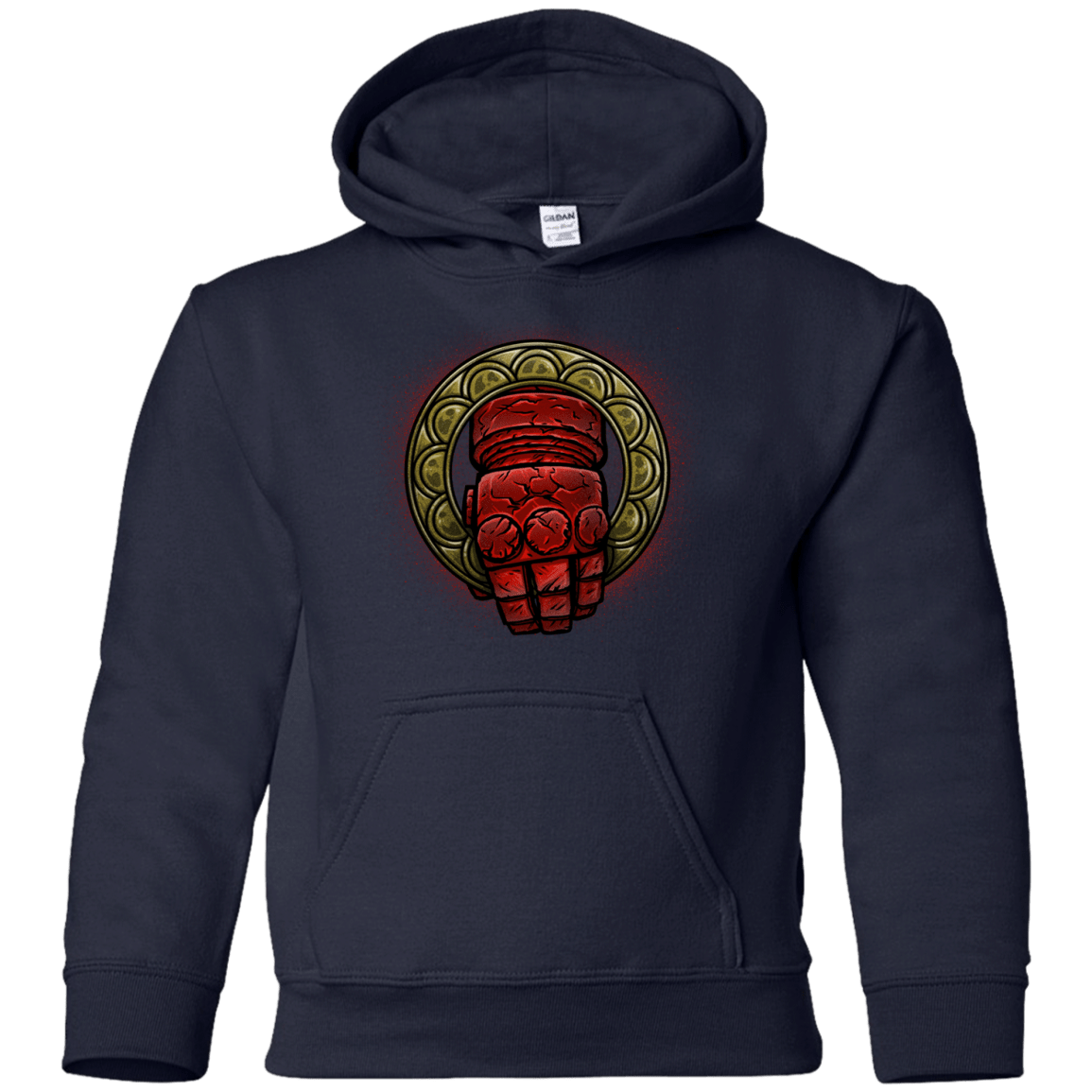 Sweatshirts Navy / YS Doom Hand of the King Youth Hoodie