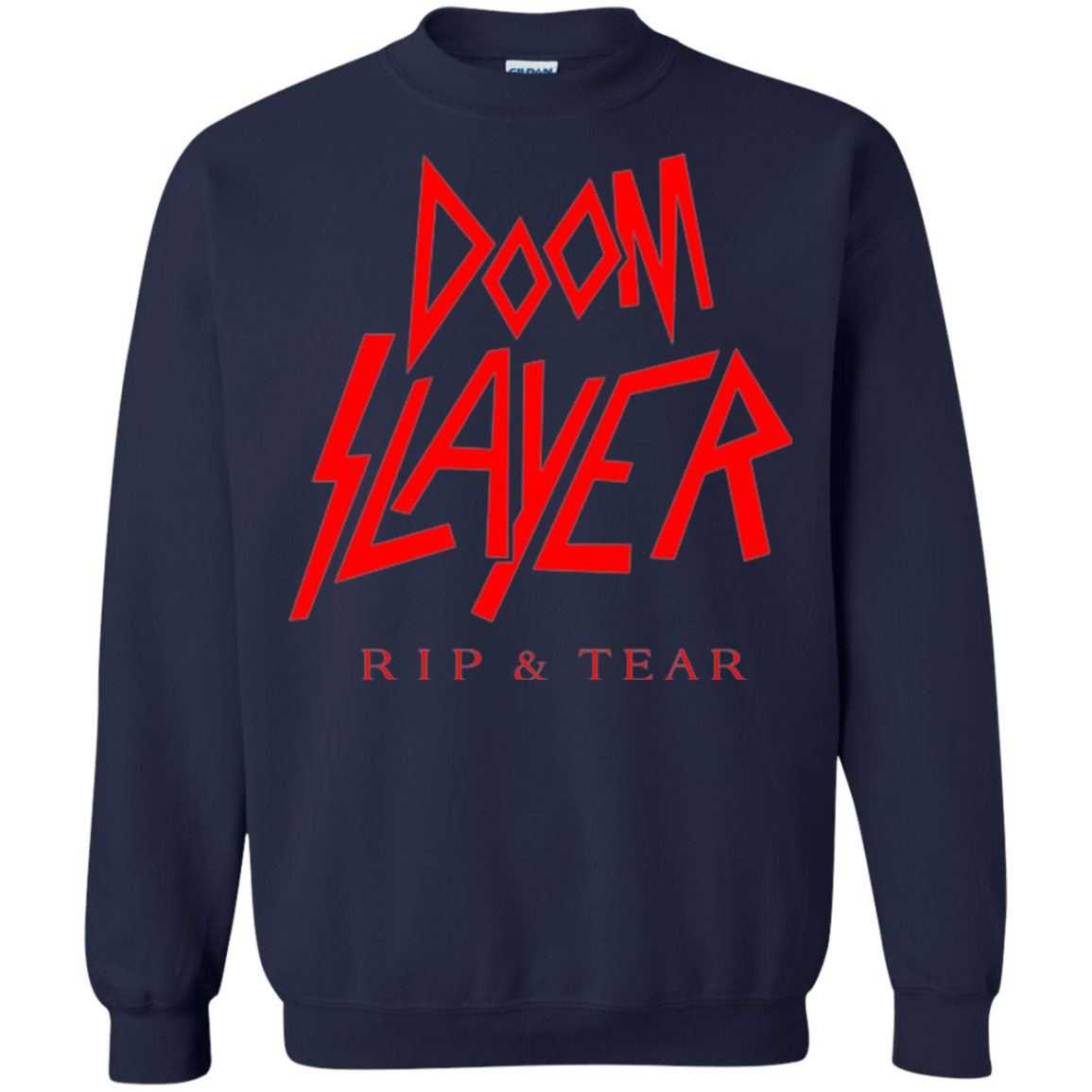 Sweatshirts Navy / Small Doom Slayer Crewneck Sweatshirt