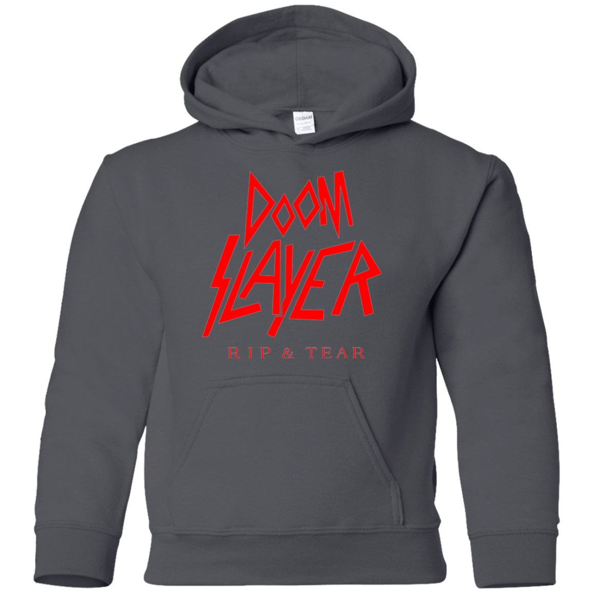 Sweatshirts Charcoal / YS Doom Slayer Youth Hoodie