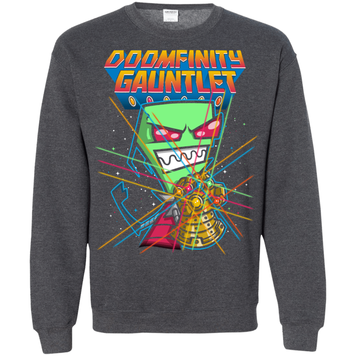 Sweatshirts Dark Heather / S DOOMFINITY Crewneck Sweatshirt