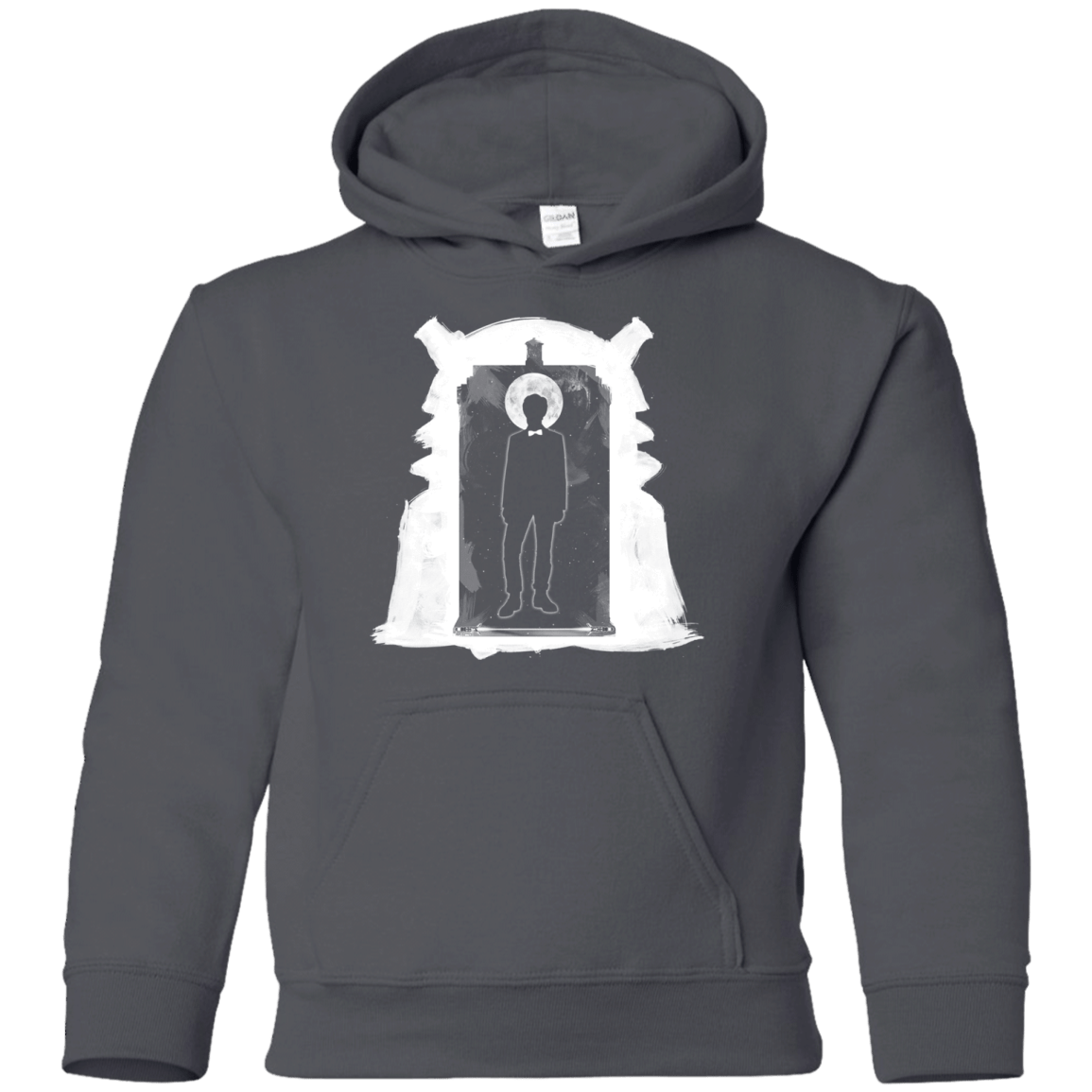 Sweatshirts Charcoal / YS Doorway Whoniverse Youth Hoodie