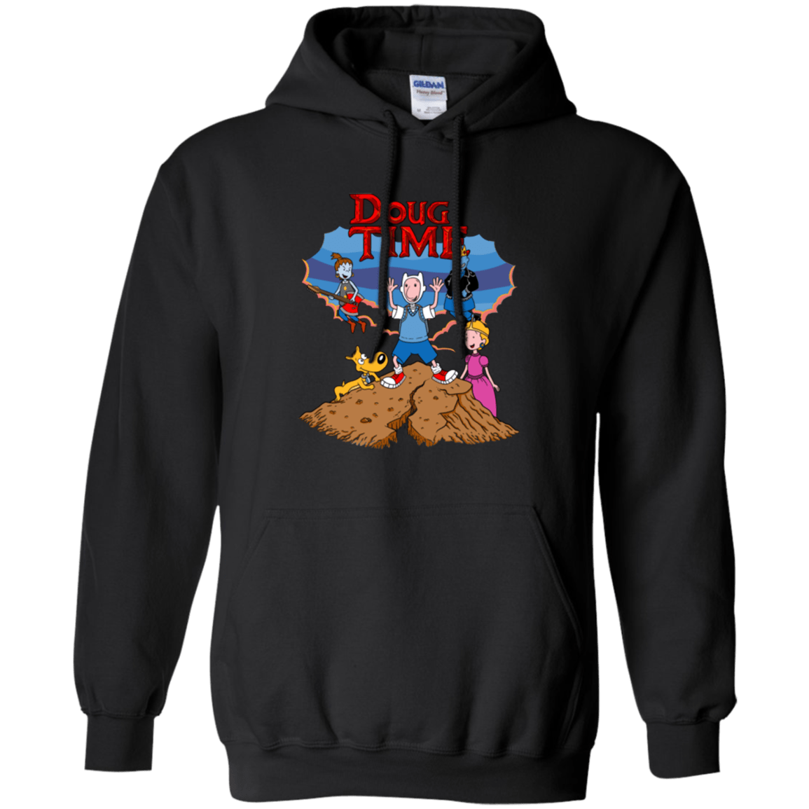 Sweatshirts Black / Small Doug Time Pullover Hoodie