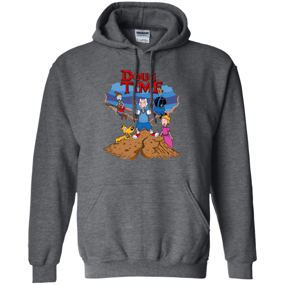 Sweatshirts Dark Heather / Small Doug Time Pullover Hoodie