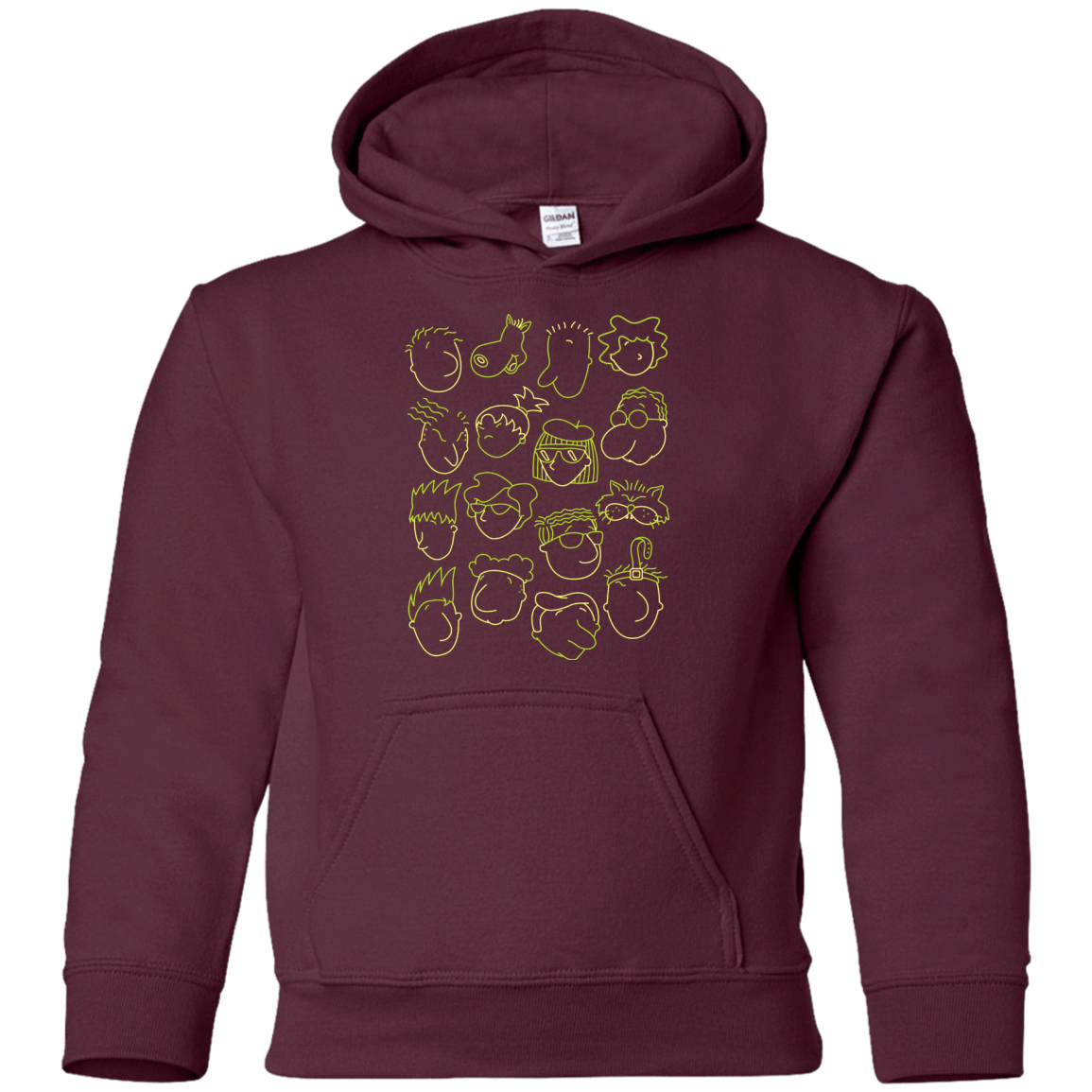 Sweatshirts Maroon / YS DOUG Youth Hoodie