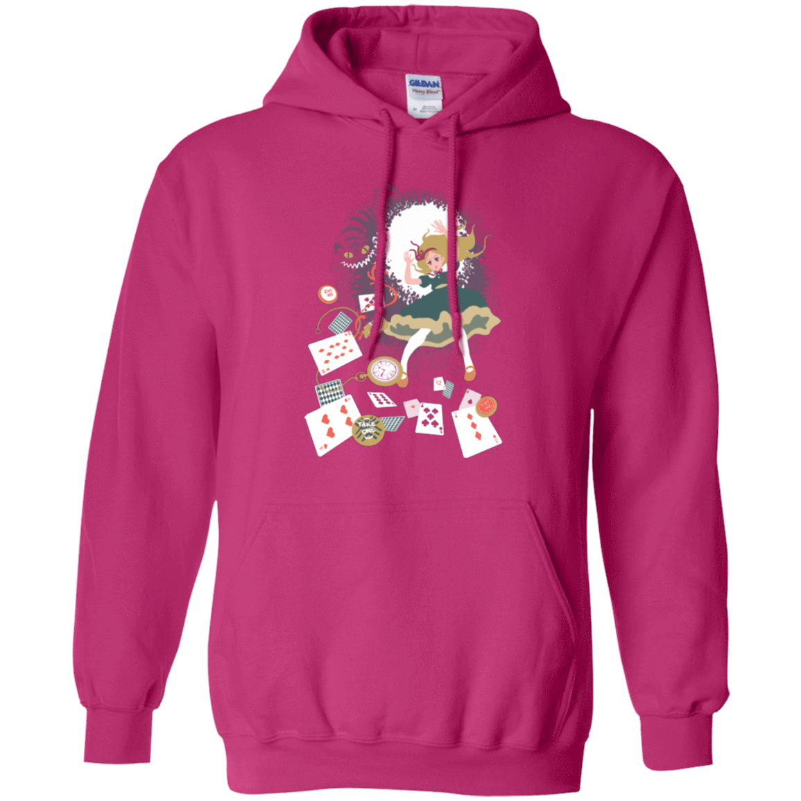 Sweatshirts Heliconia / Small Down the rabbit hole Pullover Hoodie