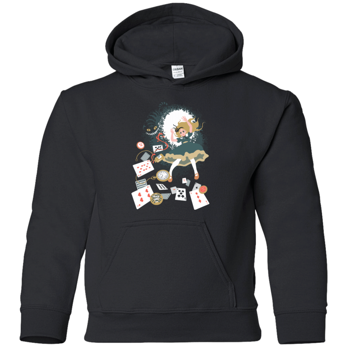 Sweatshirts Black / YS Down the rabbit hole Youth Hoodie