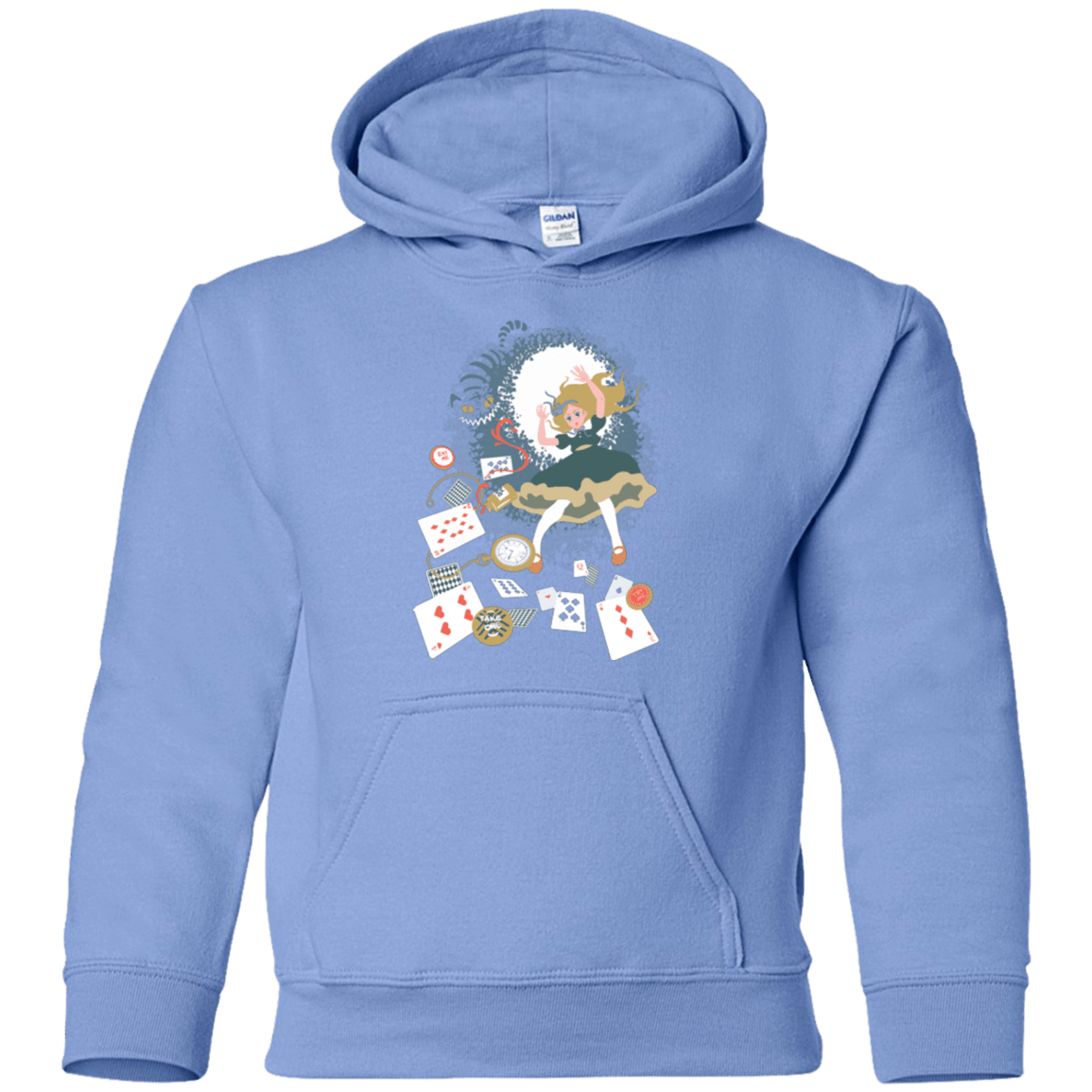 Sweatshirts Carolina Blue / YS Down the rabbit hole Youth Hoodie