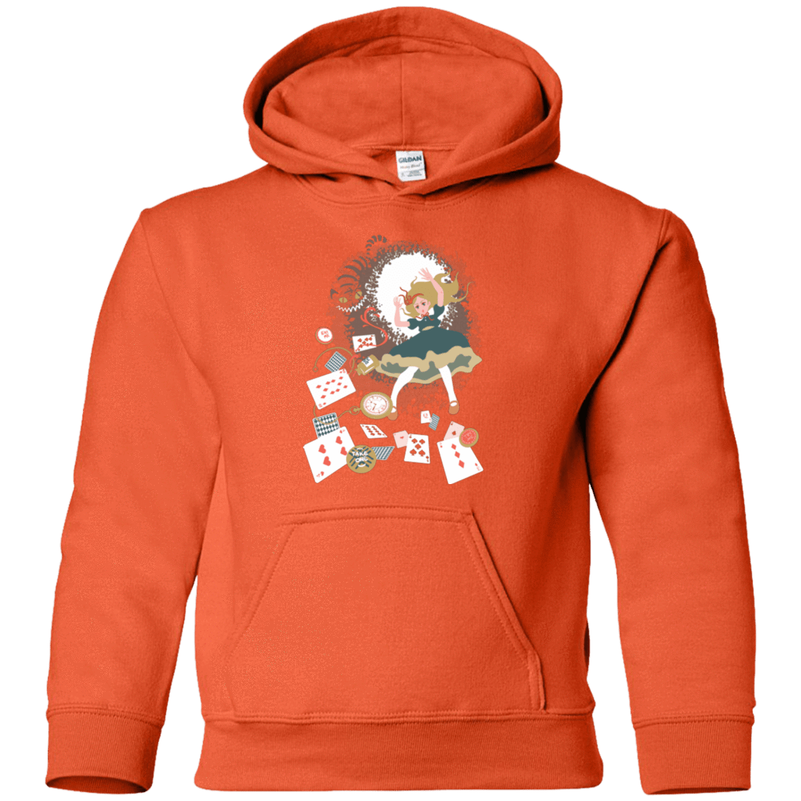 Sweatshirts Orange / YS Down the rabbit hole Youth Hoodie