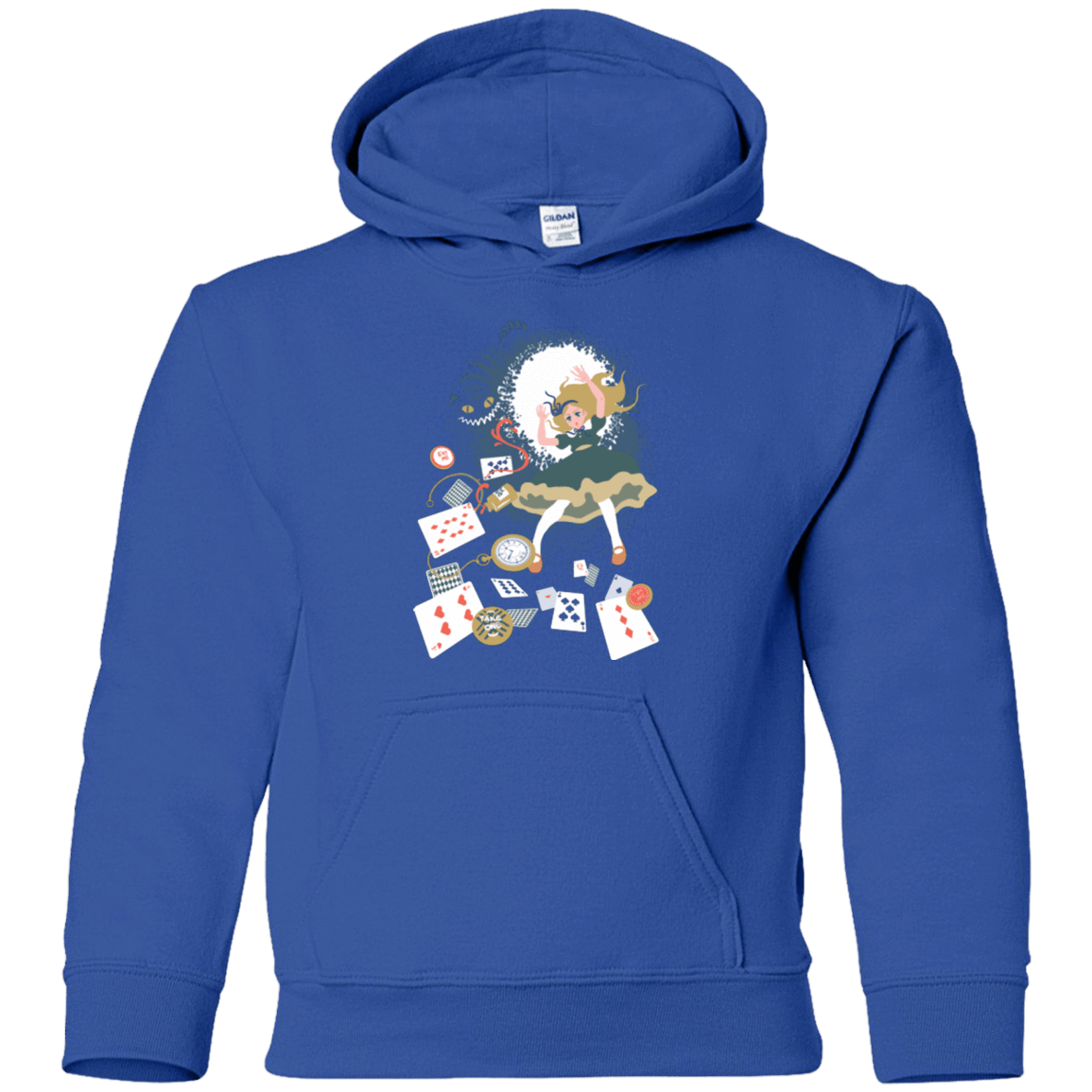 Sweatshirts Royal / YS Down the rabbit hole Youth Hoodie
