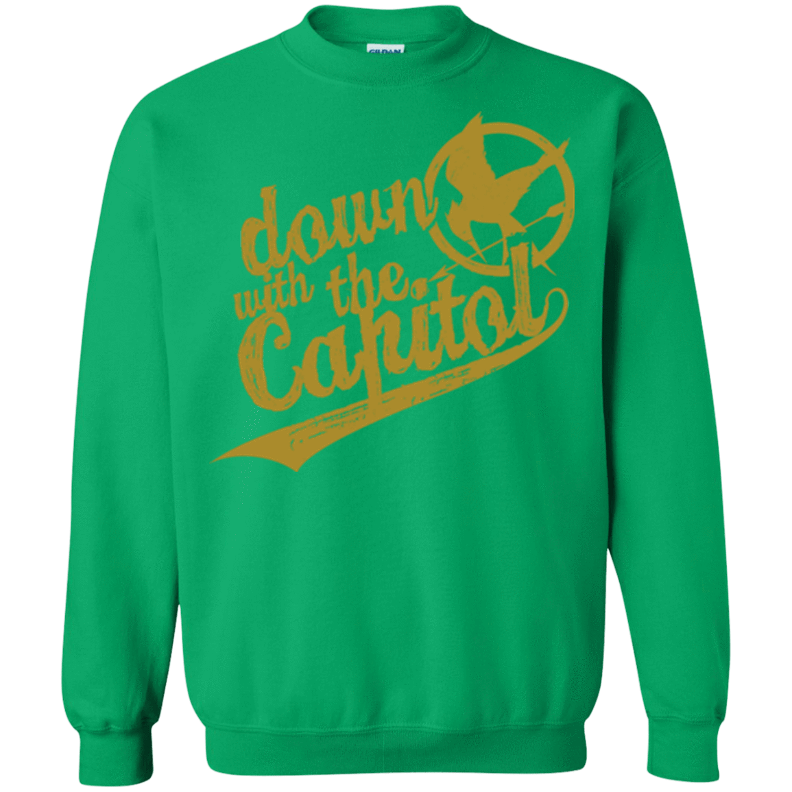 Sweatshirts Irish Green / Small Down with the Capitol Crewneck Sweatshirt