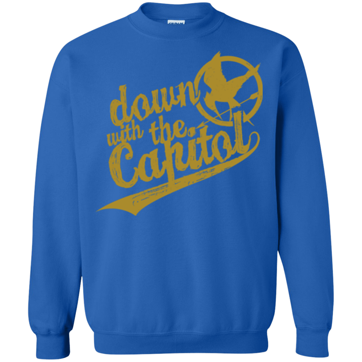 Sweatshirts Royal / Small Down with the Capitol Crewneck Sweatshirt