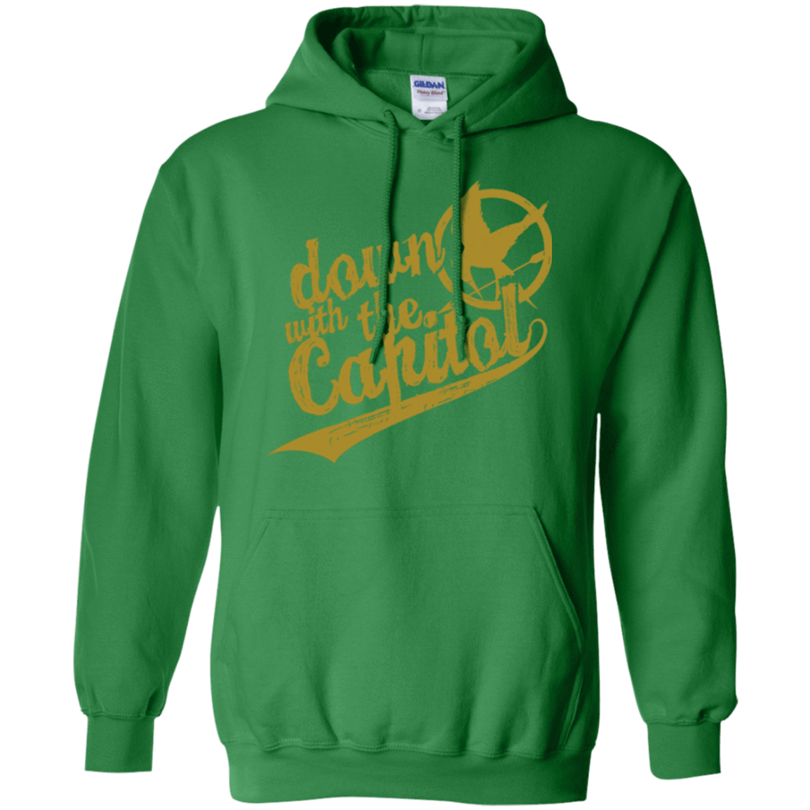 Sweatshirts Irish Green / Small Down with the Capitol Pullover Hoodie