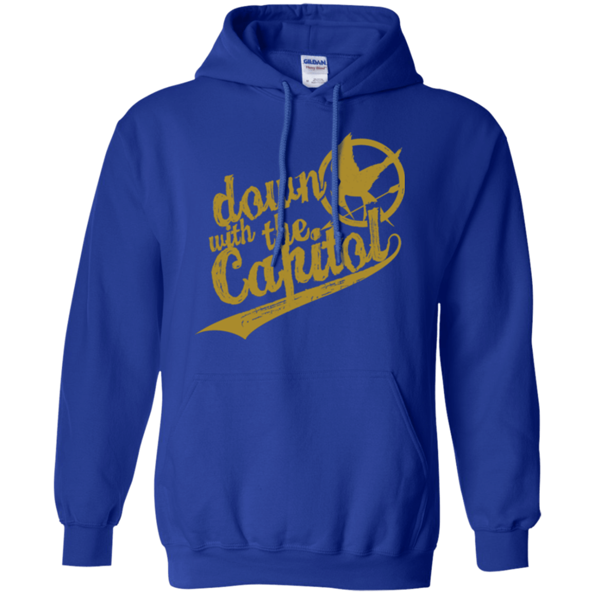 Sweatshirts Royal / Small Down with the Capitol Pullover Hoodie