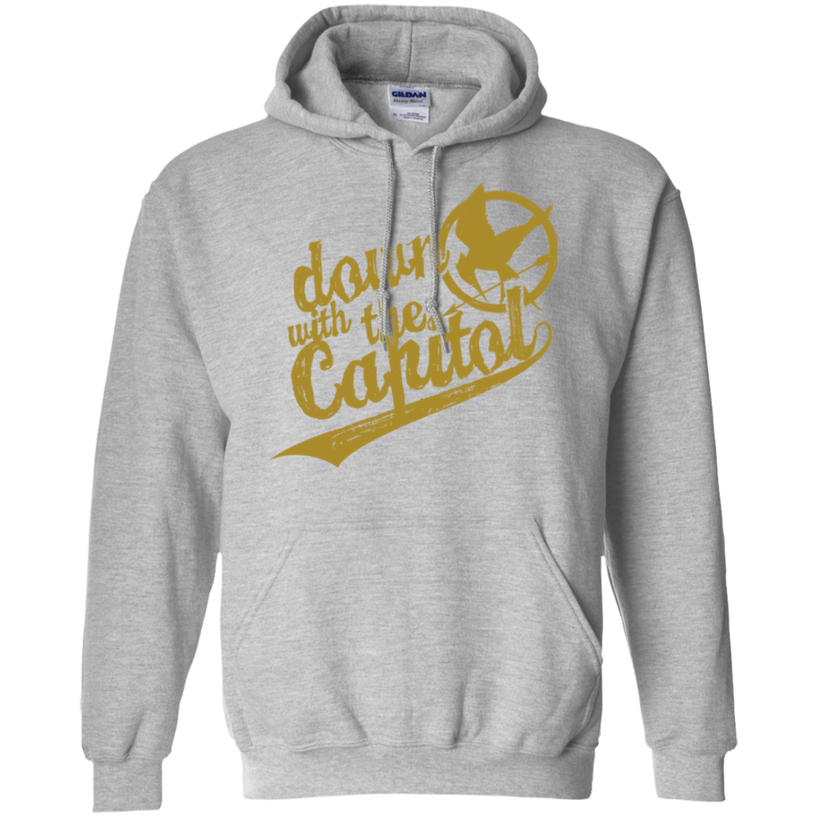 Sweatshirts Sport Grey / Small Down with the Capitol Pullover Hoodie