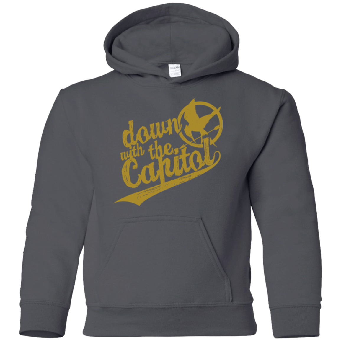 Sweatshirts Charcoal / YS Down with the Capitol Youth Hoodie