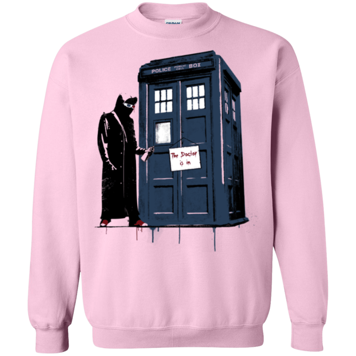 Sweatshirts Light Pink / Small DR Banksy 10 Crewneck Sweatshirt