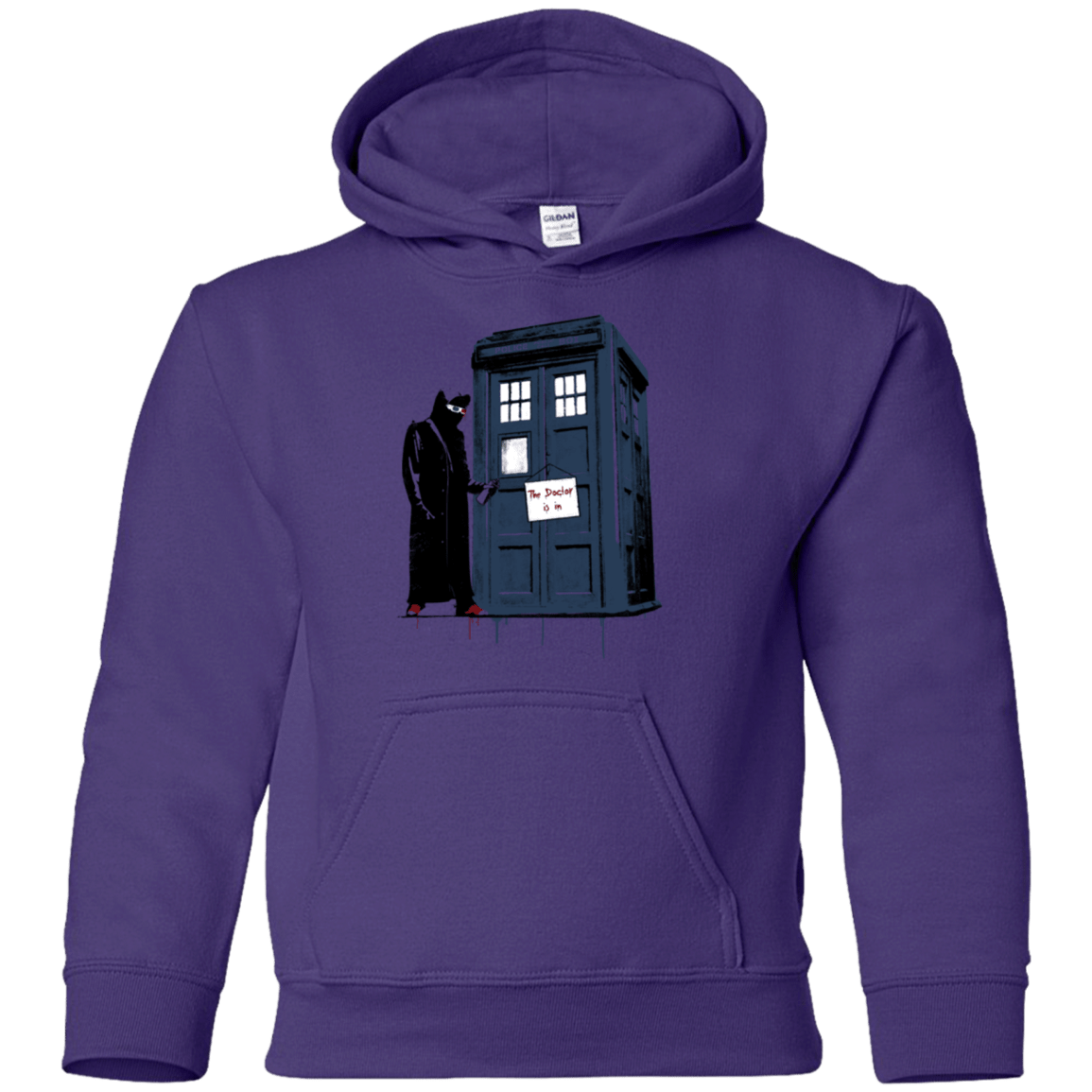 Sweatshirts Purple / YS DR Banksy 10 Youth Hoodie