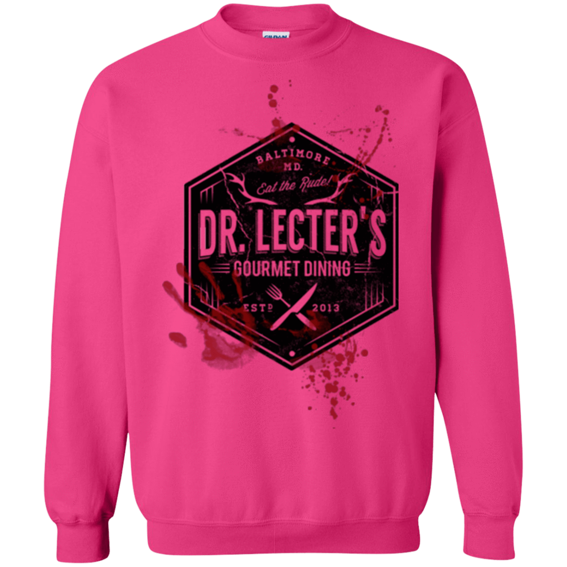 Sweatshirts Heliconia / Small Dr. Lecter's Gourmet Dining Crewneck Sweatshirt