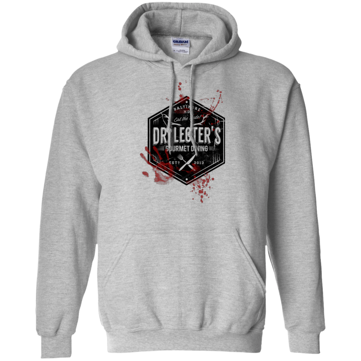 Sweatshirts Sport Grey / Small Dr. Lecter's Gourmet Dining Pullover Hoodie