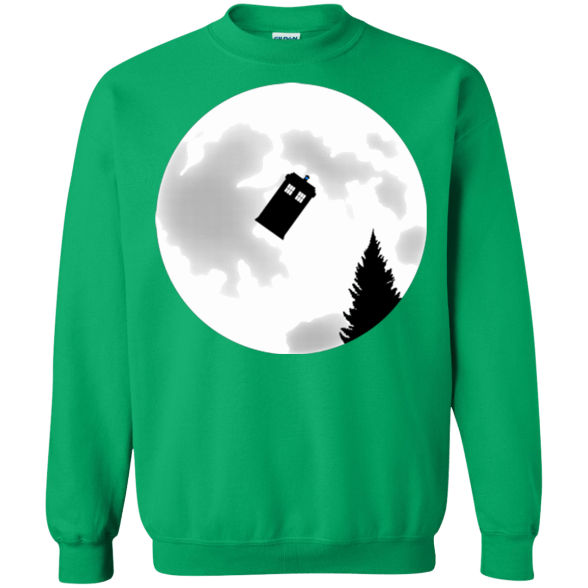 Sweatshirts Irish Green / Small Dr Phone Home Crewneck Sweatshirt