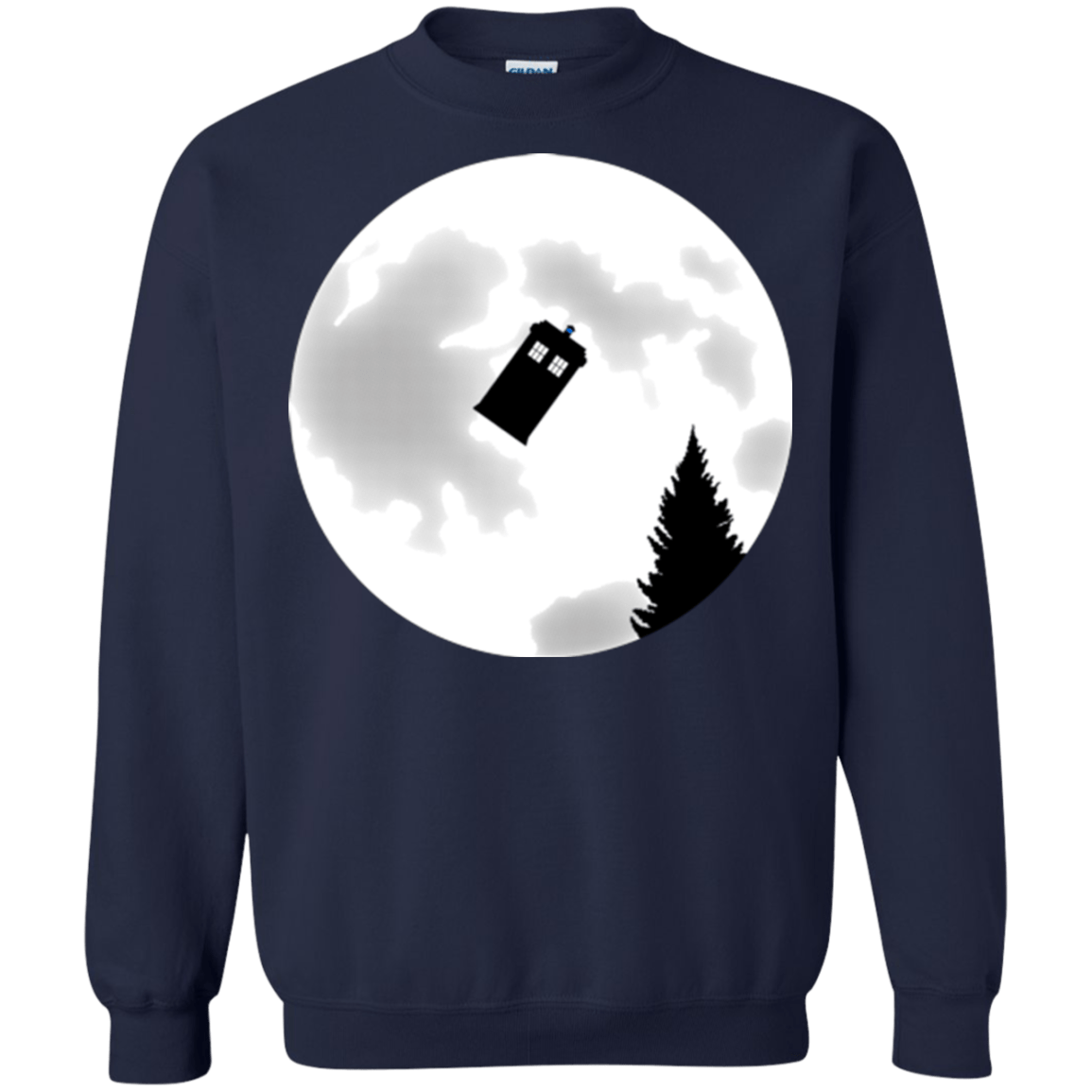 Sweatshirts Navy / Small Dr Phone Home Crewneck Sweatshirt