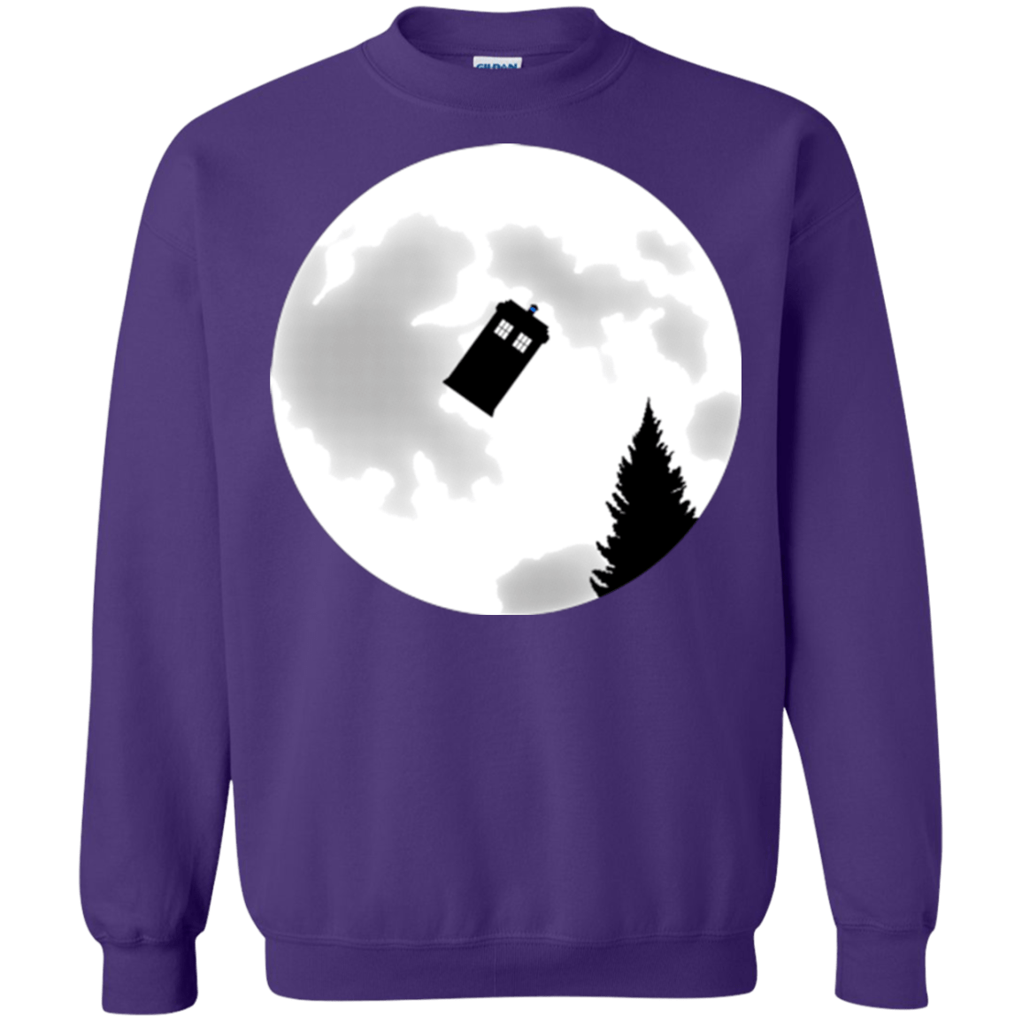 Sweatshirts Purple / Small Dr Phone Home Crewneck Sweatshirt