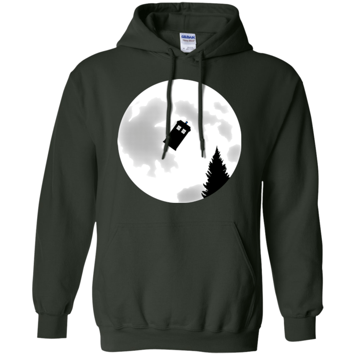 Sweatshirts Forest Green / Small Dr Phone Home Pullover Hoodie