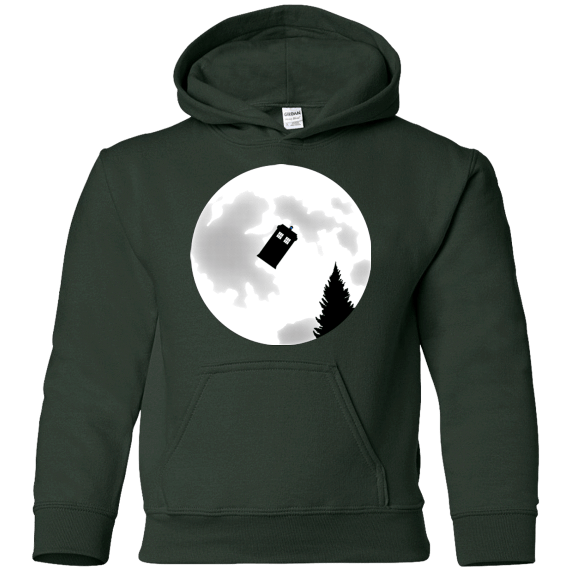 Sweatshirts Forest Green / YS Dr Phone Home Youth Hoodie