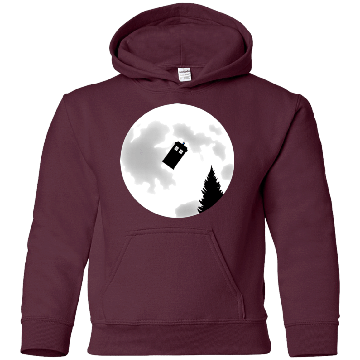 Sweatshirts Maroon / YS Dr Phone Home Youth Hoodie