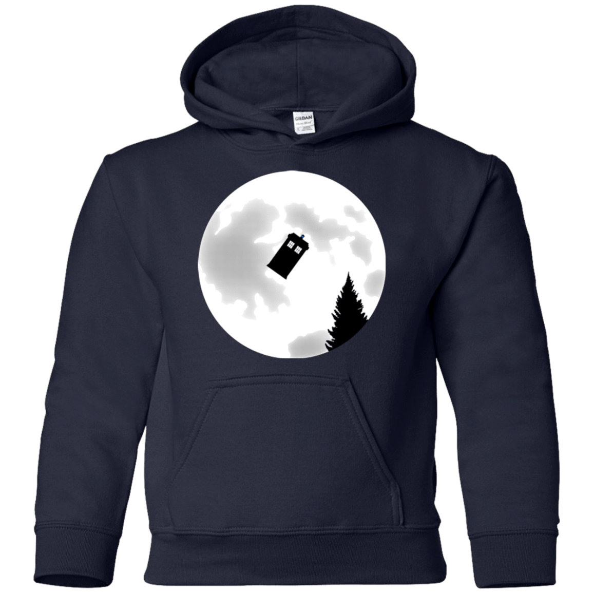 Sweatshirts Navy / YS Dr Phone Home Youth Hoodie