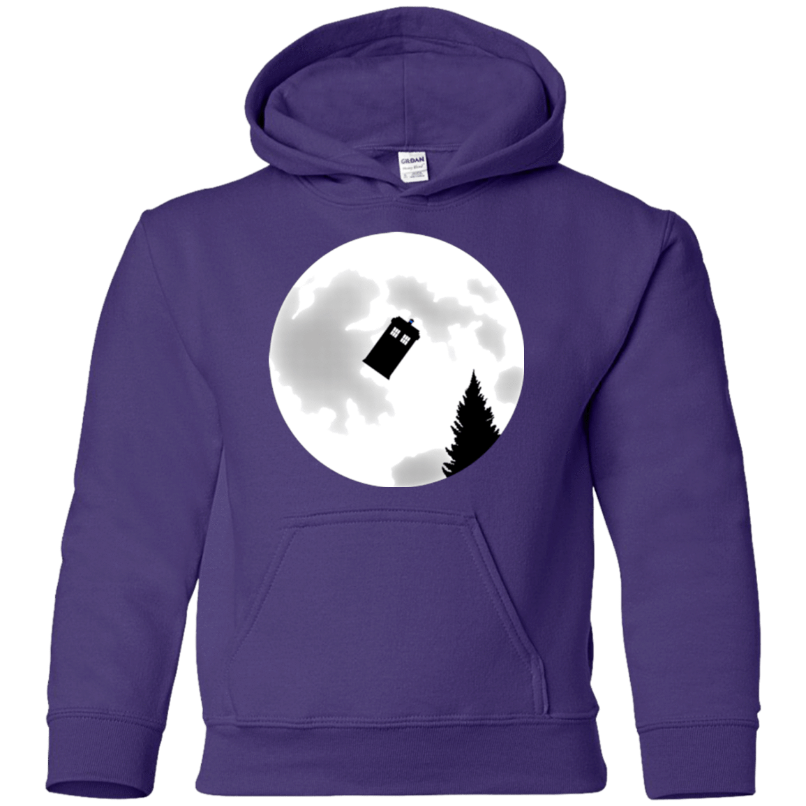 Sweatshirts Purple / YS Dr Phone Home Youth Hoodie