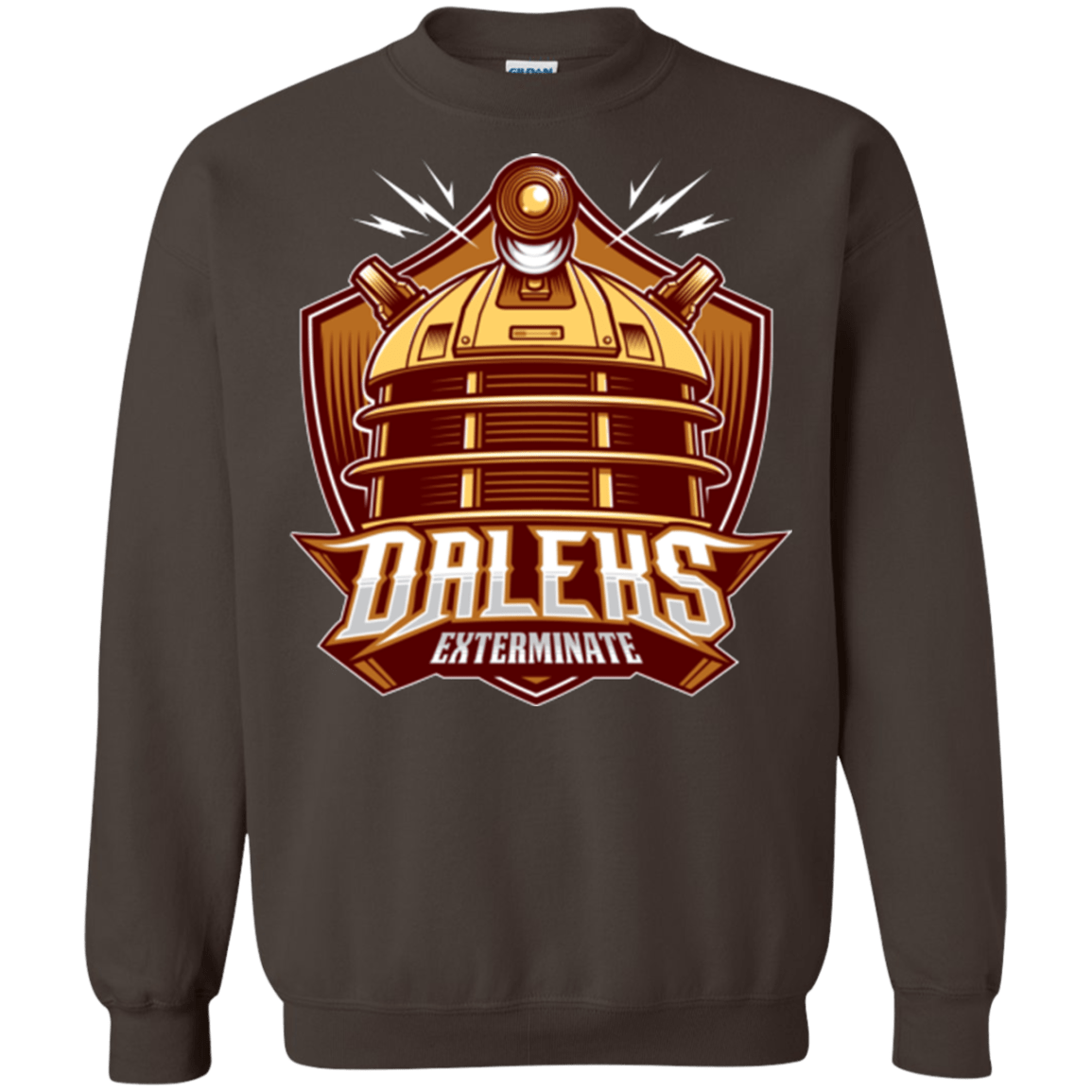 Sweatshirts Dark Chocolate / Small Dr. Who Daleks Crewneck Sweatshirt