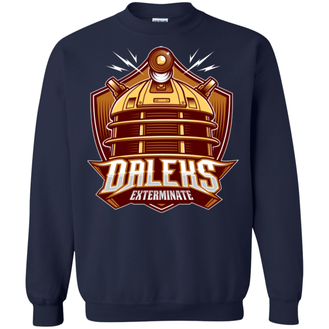 Sweatshirts Navy / Small Dr. Who Daleks Crewneck Sweatshirt