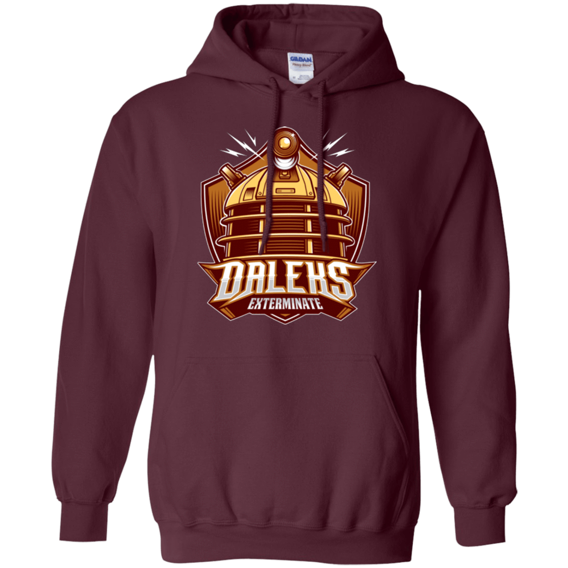 Sweatshirts Maroon / Small Dr. Who Daleks Pullover Hoodie