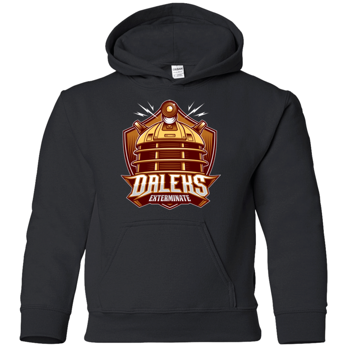 Sweatshirts Black / YS Dr. Who Daleks Youth Hoodie