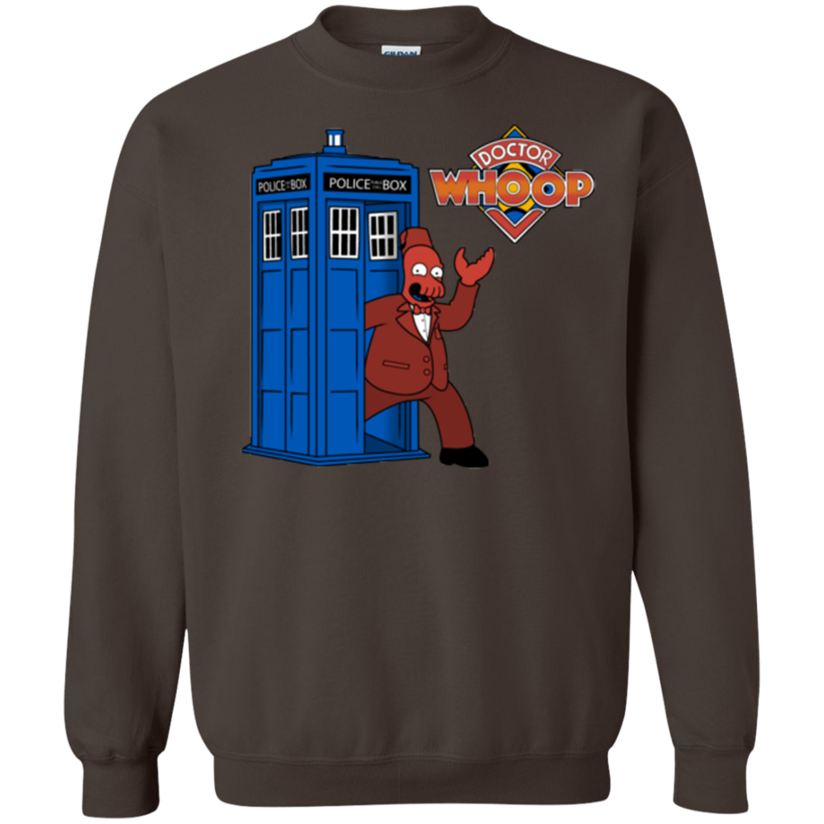 Sweatshirts Dark Chocolate / Small Dr. Whoop Crewneck Sweatshirt