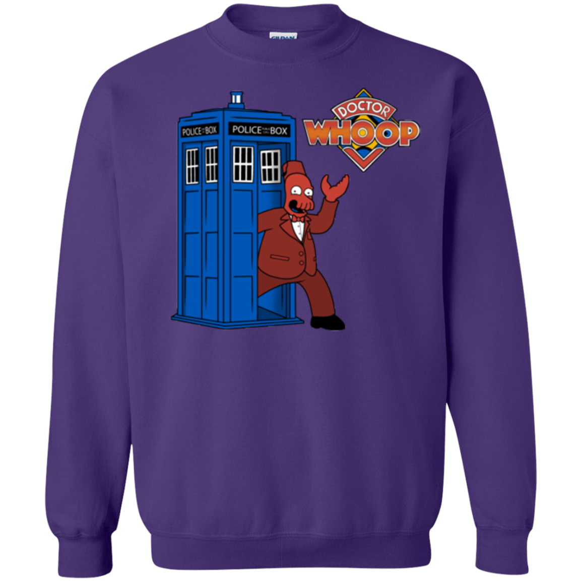 Sweatshirts Purple / Small Dr. Whoop Crewneck Sweatshirt