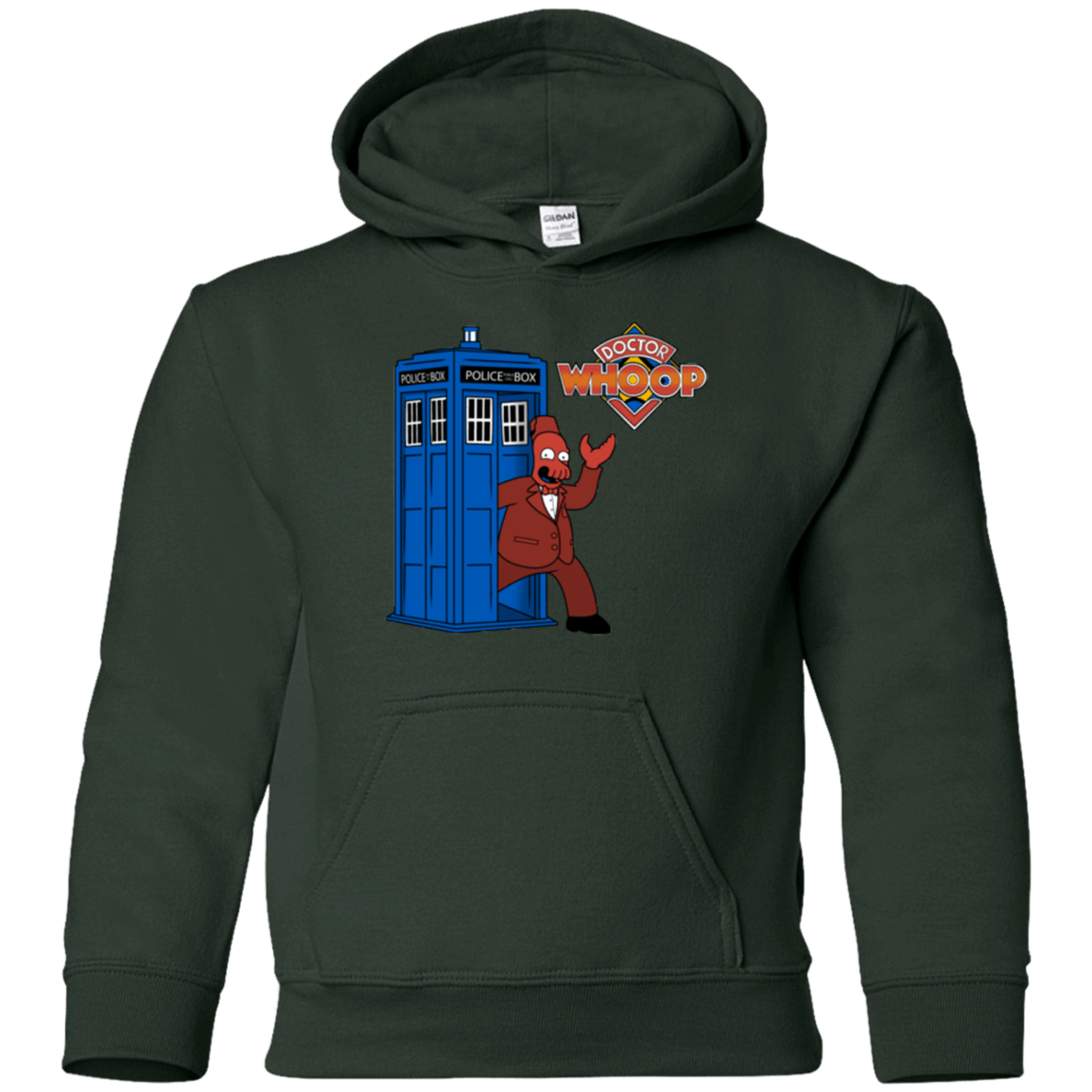 Sweatshirts Forest Green / YS Dr. Whoop Youth Hoodie