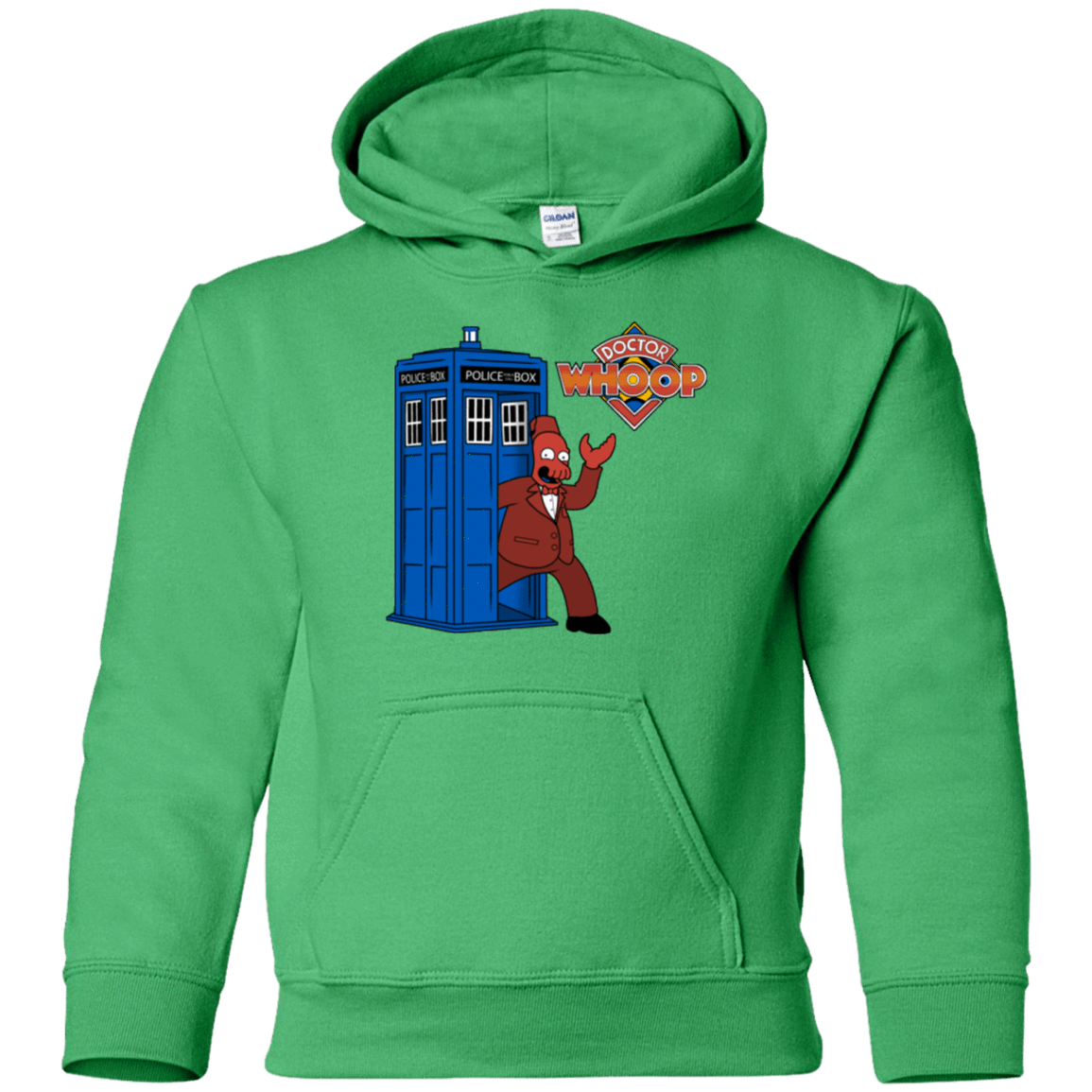 Sweatshirts Irish Green / YS Dr. Whoop Youth Hoodie