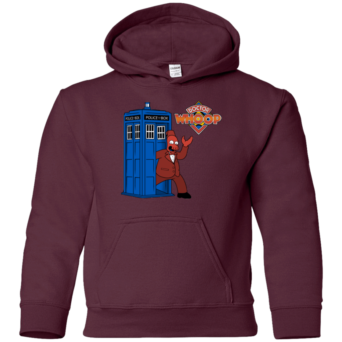 Sweatshirts Maroon / YS Dr. Whoop Youth Hoodie
