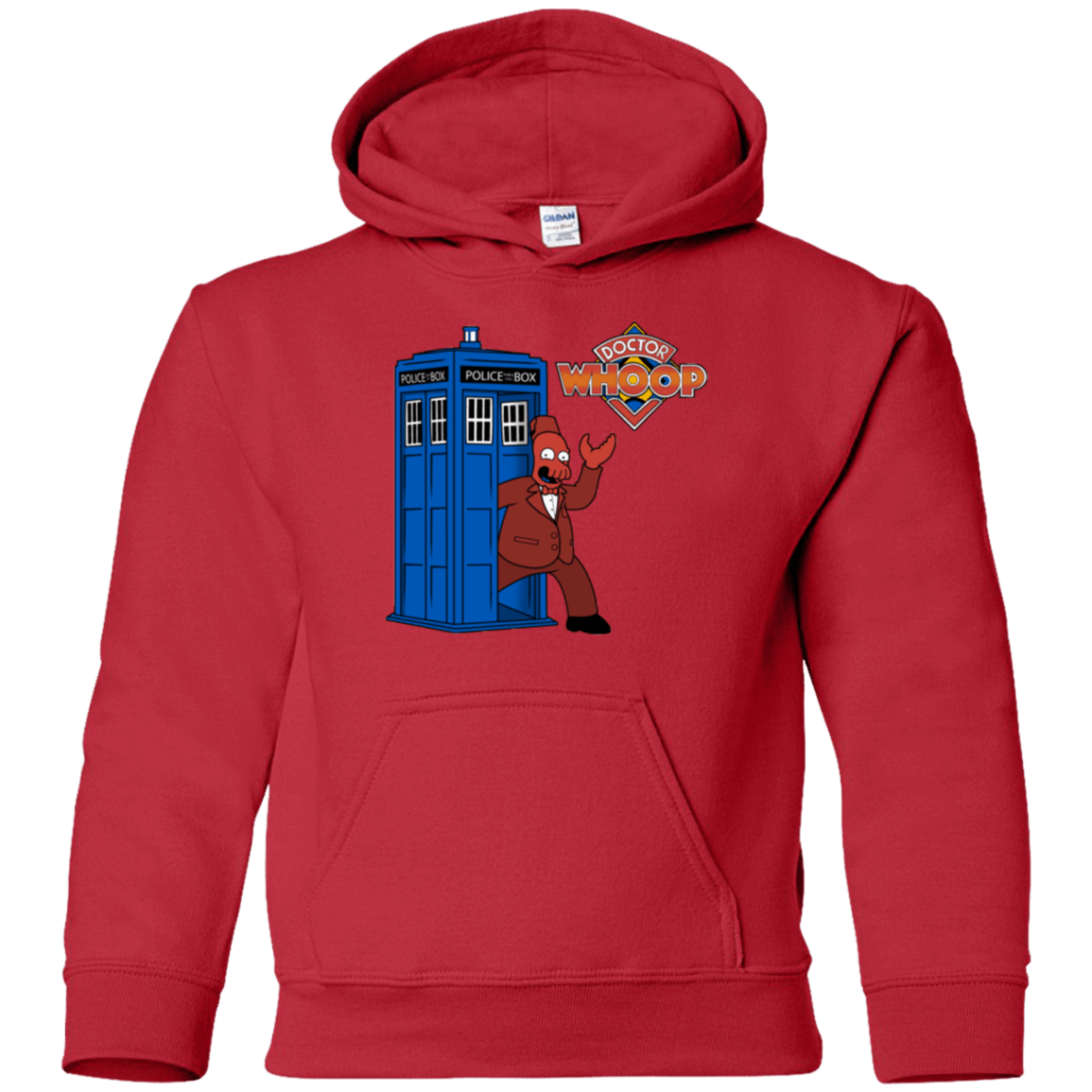 Sweatshirts Red / YS Dr. Whoop Youth Hoodie