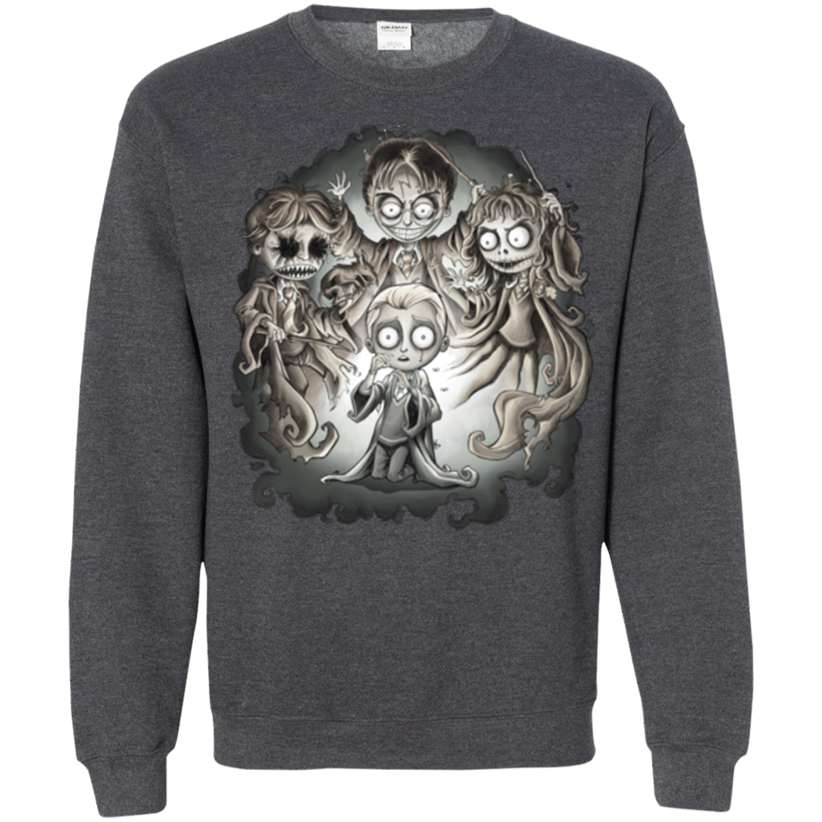Sweatshirts Dark Heather / Small Dracos Nightmare Crewneck Sweatshirt