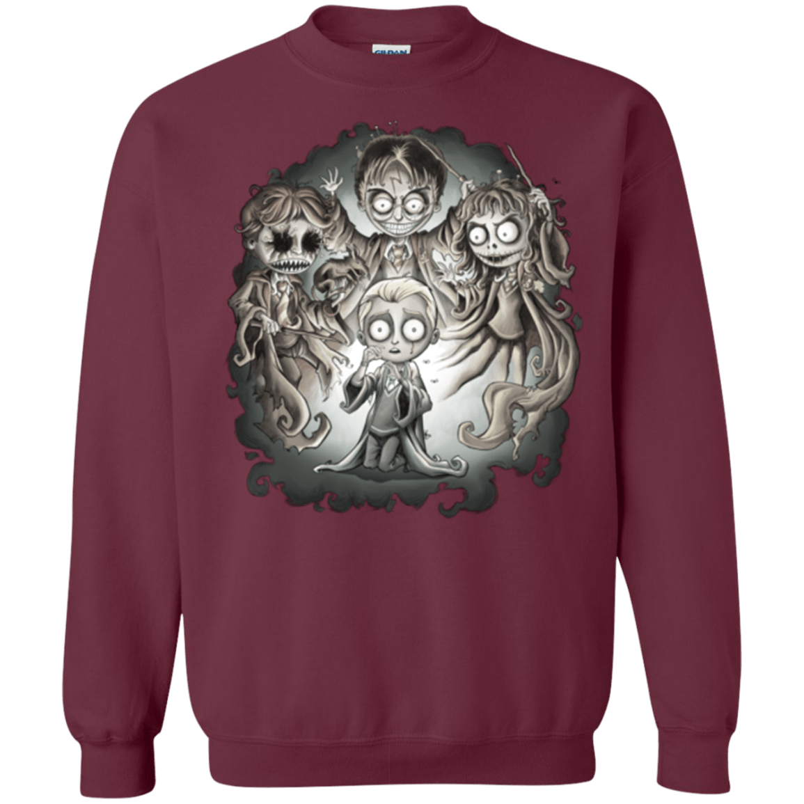 Sweatshirts Maroon / Small Dracos Nightmare Crewneck Sweatshirt