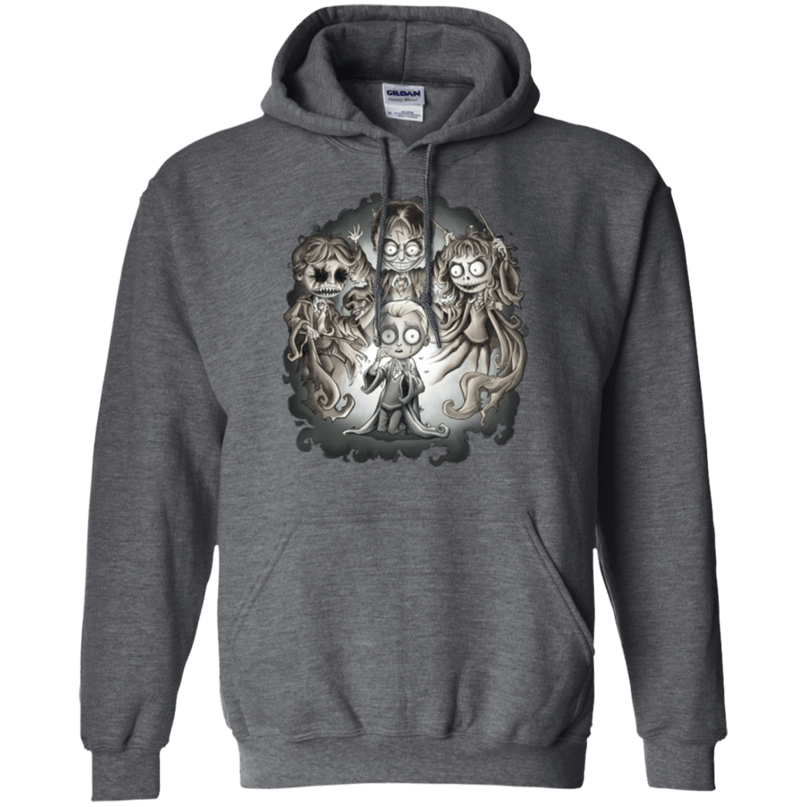 Sweatshirts Dark Heather / Small Dracos Nightmare Pullover Hoodie