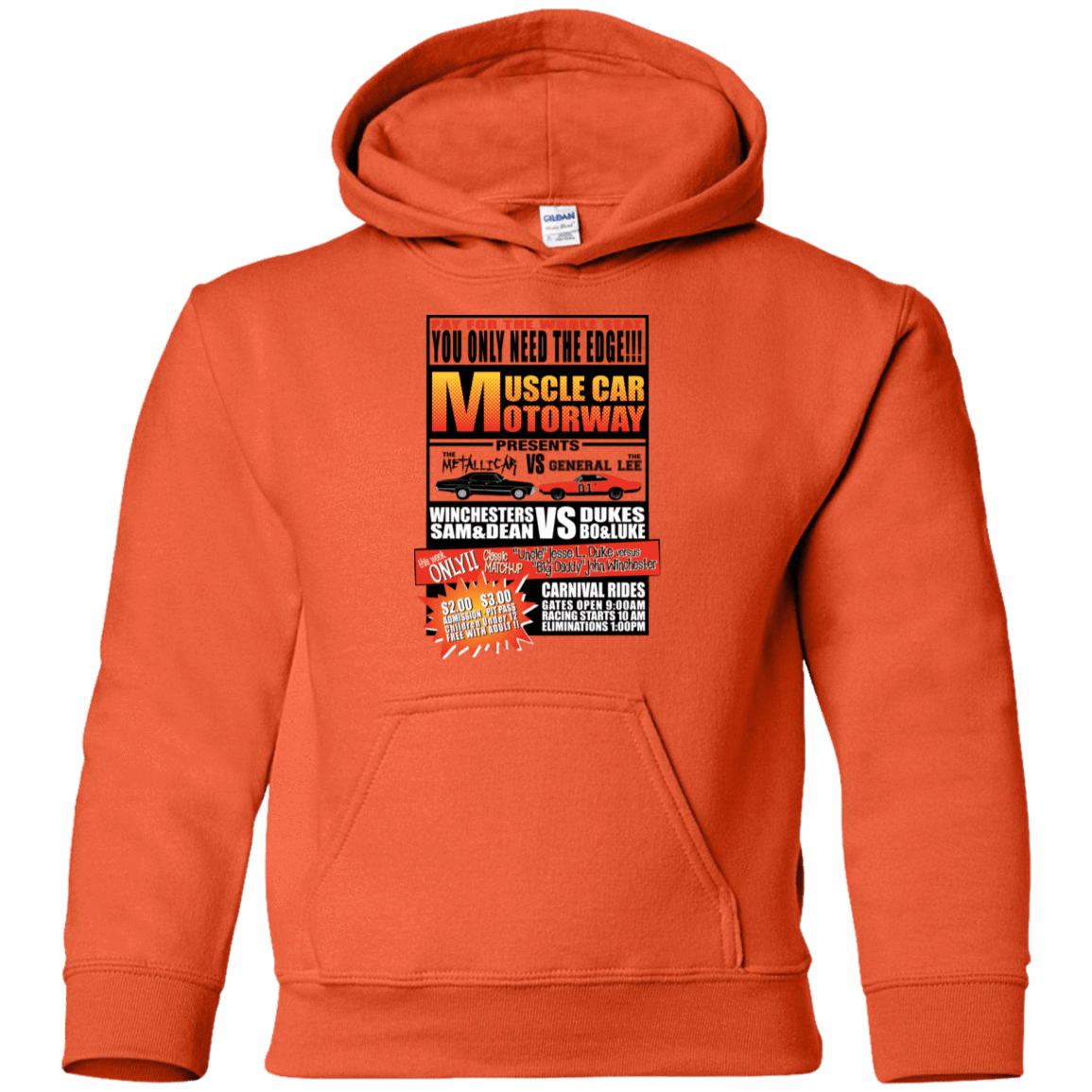 Sweatshirts Orange / YS Drag Race Youth Hoodie