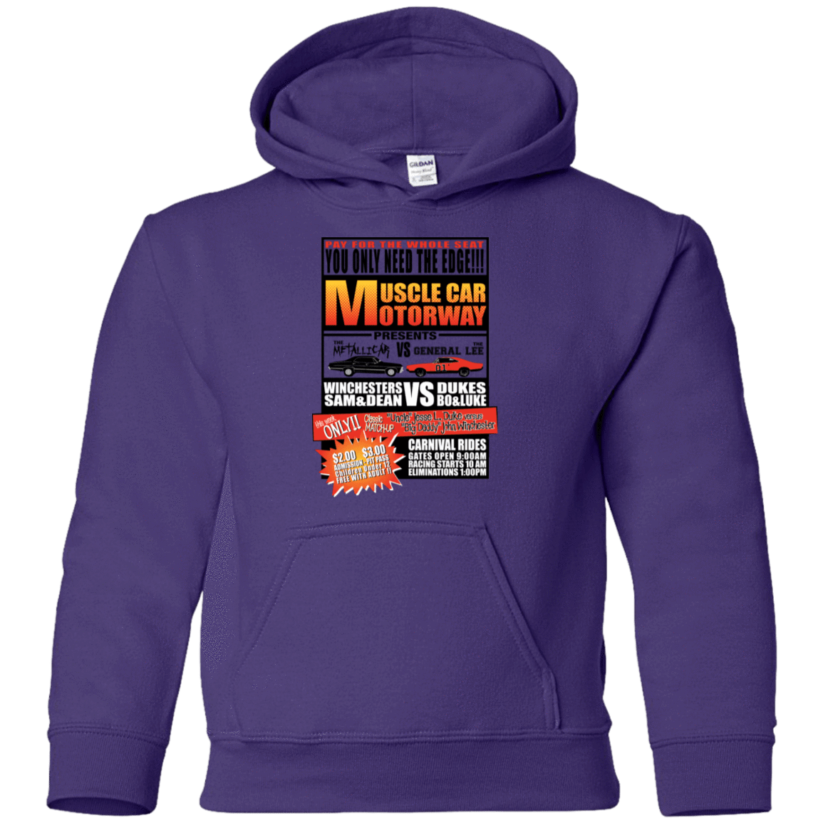 Sweatshirts Purple / YS Drag Race Youth Hoodie