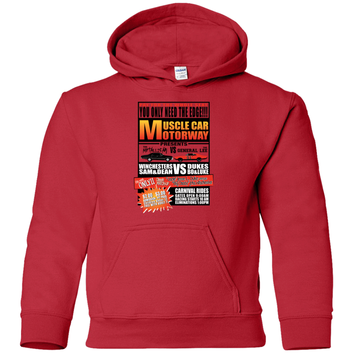 Sweatshirts Red / YS Drag Race Youth Hoodie