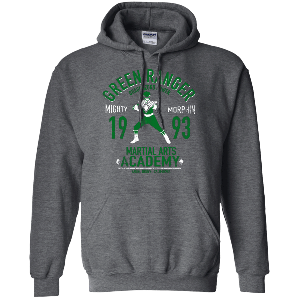 Sweatshirts Dark Heather / Small Dragon Ranger Pullover Hoodie