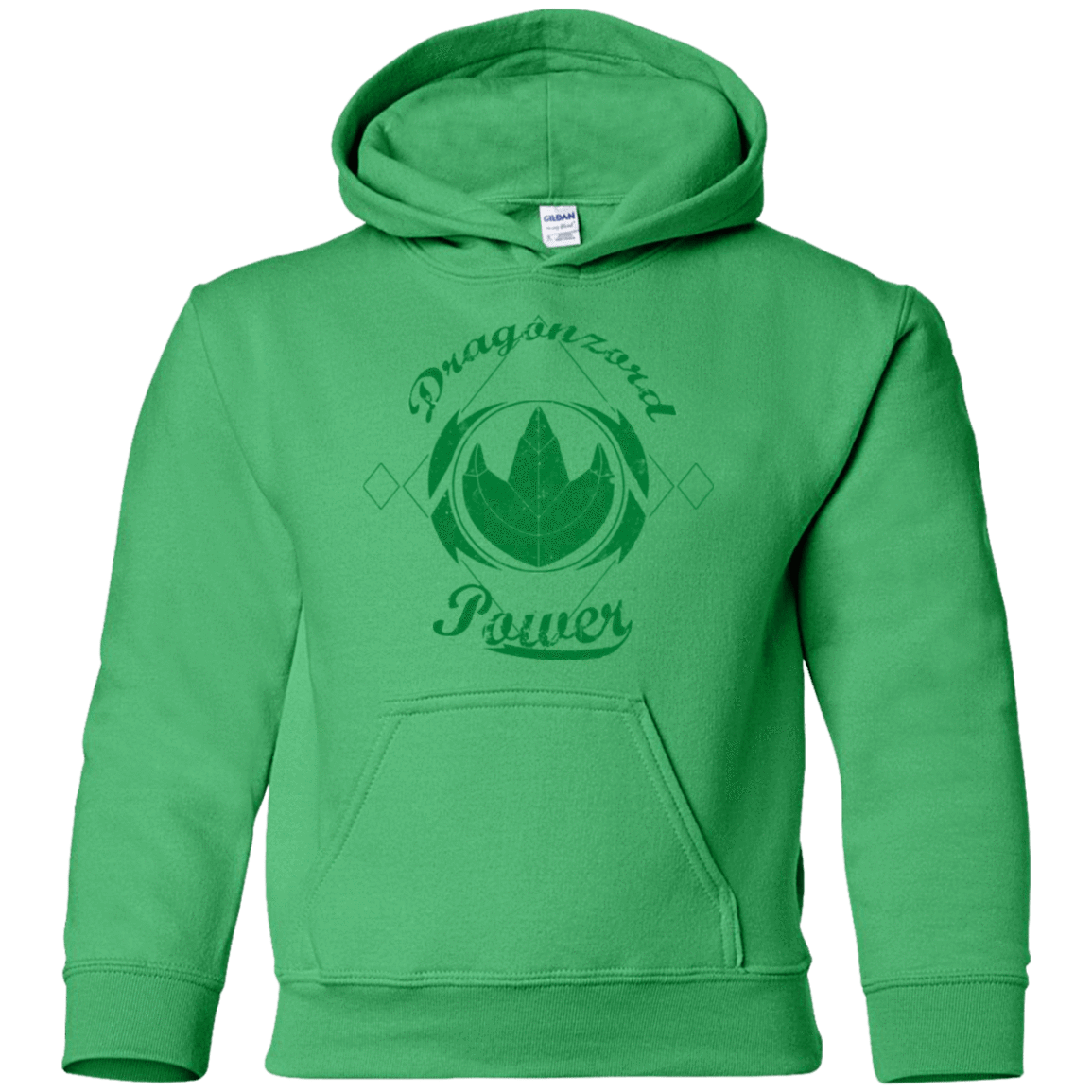 Sweatshirts Irish Green / YS Dragonzord Power Youth Hoodie